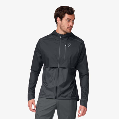Picture of On m jakna WEATHER JACKET black/shadow