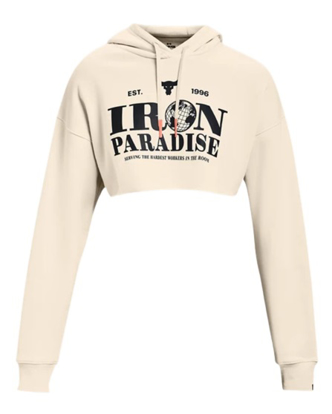 Picture of UNDER ARMOUR ž kapucar PROJECT ROCK CROP FLEECE HOODIE