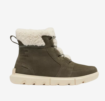 SOREL ž škornji NL5026 397 EXPLORER NEXT™ CARNIVAL WATERPROOF stone green, bleached ceramic