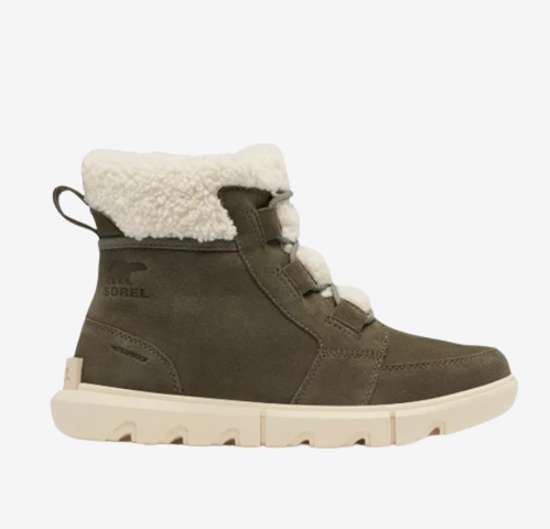 SOREL ž škornji NL5026 397 EXPLORER NEXT™ CARNIVAL WATERPROOF stone green, bleached ceramic