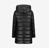 CMP ž plašč 33K3576 U901 COAT ZIP WITH 3D EFECT black