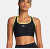 UNDER ARMOUR ž trening top 1373865-004 HEATGEAR® MID PADLESS  black high vis yellow