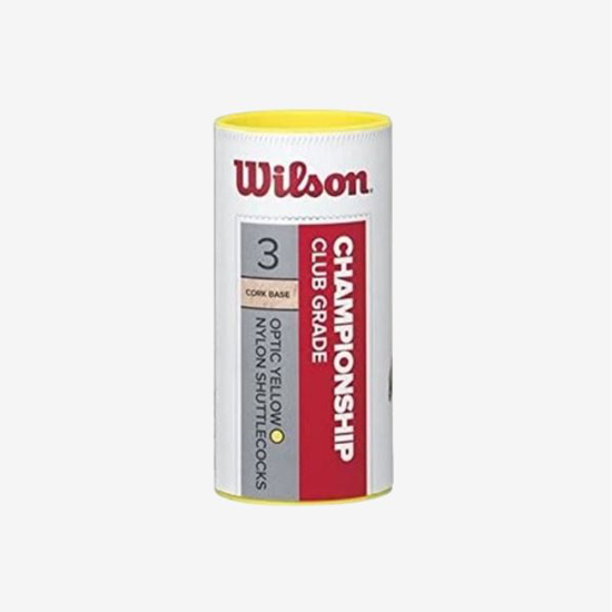 WILSON badminton žogice WRT6040YE77 CHAMPIONSHIP 3PAK green