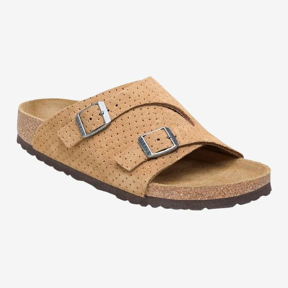BIRKENSTOCK natikači 1027057 ZÜRICH -narrow- dotted new beige