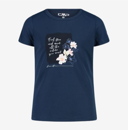 CMP otr majica 38T6385 30MR KID G T-SHIRT blue fuxia