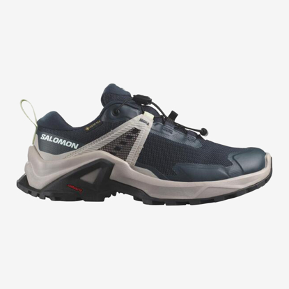 SALOMON otr pohodni copati 474583 X RAISE GTX J carbon/ashes of roses/clearly aqua