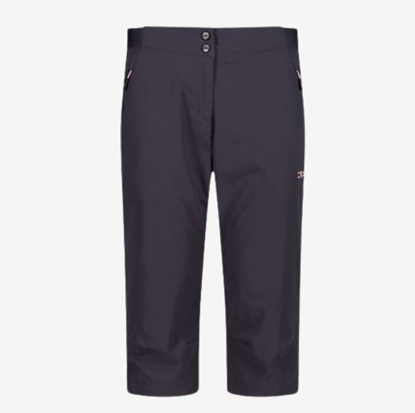 CMP ž hlače 33T6236 22UR UNLIMITECH CAPRI PANT IN 4 WAY STRETCH FABRIC antracite rose