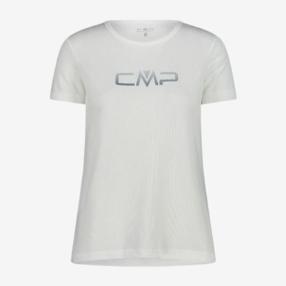 CMP ž majica 39T5676P A001 ROUND NECK T-SHIRT WITH CMP LOGO bianco