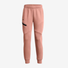UNDER ARMOUR ž hlače 1379846-696 UNSTOPPABLE FLEECE JOGGERS canyon pink black