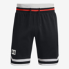 UNDER ARMOUR m hlače 1361624-001 UA RIVAL FLC ALMA MATER SHORTS black red grey