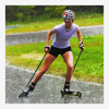 MARWE tekaške rolke za poletni tek na smučeh SET z vezmi SKATING 620 FXM US6 MEDIUM+RSSK yellow