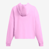 UNDER ARMOUR ž kapucar 1382736-638 RIVAL TERRY OVERSIZED HOODIE stellar pink white