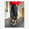 UNDER ARMOUR ž hlače 1386456-001 CRINKLE WOVEN PANTS black white