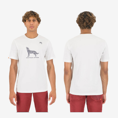 	KARPOS m majica 2531015 009N WILD ANIMAL bright white print