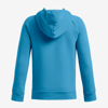 UNDER ARMOUR otr kapucar  1379791-452 RIVAL FLEECE BIG LOGO HOODIE ether blue white