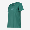 CMP ž majica 39T5676P E811 ROUND NECK T-SHIRT WITH CMP LOGO agave