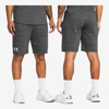 UNDER ARMOUR m hlače 1361631-025 RIVAL TERRY SHORTS castlerock light heather onyx white