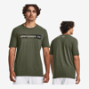 UNDER ARMOUR m majica 1376830-390 CAMO CHEST STRIPE marine od green black