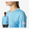 HELLY HANSEN ž majica 49579 621 HH TECH CREW LONG SLEEVES aqua