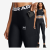 UNDER ARMOUR ž legice 1388693-001 HEATGEAR RIB LEGGINGS black