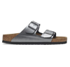 BIRKENSTOCK natikači 1029224 ARIZONA METALIC -narrow- metallic black