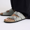 BIRKENSTOCK natikači 1029311 ARIZONA BIG BUCKLE -narrow- pure sage