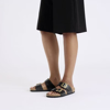 BIRKENSTOCK natikači 1029457 1029492 SYDNEY LUXE BUCKLE -narrow- graceful licorice