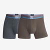 CR7 m spodnje hlače 8302-49-570 COTTON BLEND TRUNK 2-PACK grey brown