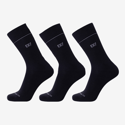 CR7 nogavice 8273-8000-159 CRISTIANO RONALDO 3-PACK SOCKS black
