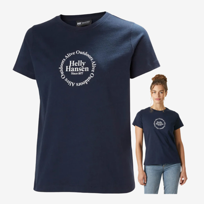HELLY HANSEN ž majica 54592 597 CORE GRAPHIC T-SHIRT 2.0 navy
