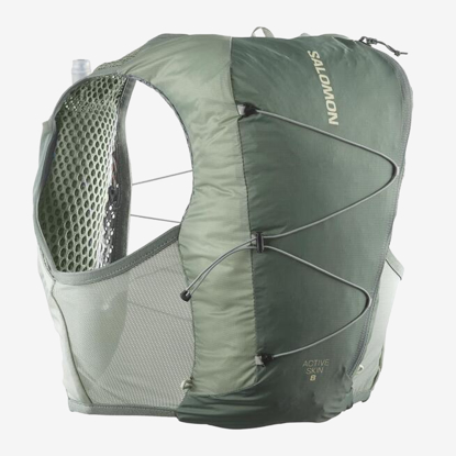 SALOMON nahrbtnik 21780 ACTIVE SKIN 8L SET laurel wreath/lily pad