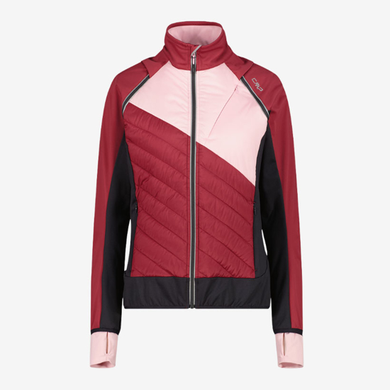 CMP ž softshell/brezrokavnik 30A2276 B709 WOMEN JACKET WITH DETACHABLE SLEEVES peony