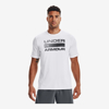 UNDER ARMOUR m majica 1329582-100  TEAM ISSUE WORDMARK white