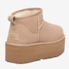UGG ž škornji 1135092 CLASSIC ULTRA MINI PLATFORM sand-san
