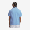 UNDER ARMOUR m golf majica 1378676-402 PLAY OFF 3.0 STRIPE POLO SHIRT blue atlantis white midnight navy